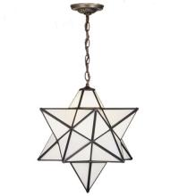 Meyda White 15154 - 24" Wide Moravian Star Pendant