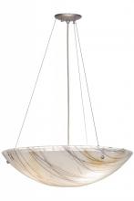 Meyda White 151641 - 24"W Metro Fusion Ramoscelli Inverted Pendant