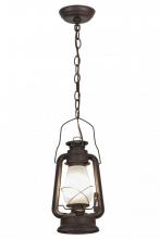 Meyda White 151907 - 7"W Miners Lantern Mini Pendant