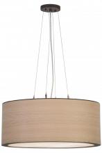 Meyda White 153283 - 24"W Cilindro White Oak Veneer Pendant