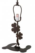 Meyda White 154131 - 8.5"H Shamrock Table Base