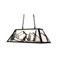 Meyda White 15419 - 33"L Alpine Oblong Pendant