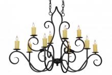 Meyda White 155536 - 48"L Clifton 10 LT Chandelier