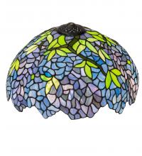 Meyda White 157253 - 16" Wide Wisteria Shade