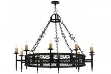 Meyda White 165221 - 60"W Toscano 10 LT Chandelier