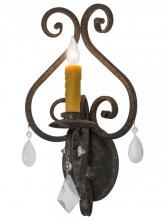 Meyda White 166136 - 11"W Gia Wall Sconce