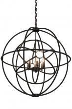 Meyda White 174579 - 30"W Atom Enerjisi 6 LT Chandelier