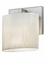 Meyda White 177550 - 6.5"W Abernathy Wall Sconce