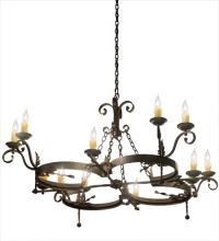 Meyda White 183798 - 60"W Andorra 12 LT Chandelier