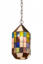 Meyda White 189619 - 6" Wide Meyer Lantern Mini Pendant