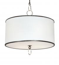 Meyda White 192013 - 24" Wide Cilindro Textrene Pendant