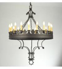 Meyda White 19847 - 36" Wide Seville 20 Light Chandelier