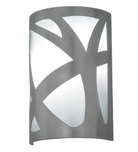 Meyda White 214228 - 8" Wide Mosaic Wall Sconce