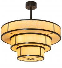 Meyda White 222211 - 36" Wide Jayne 3 Tier Pendant