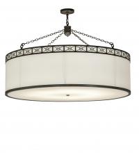 Meyda White 228932 - 54" Wide Cilindro Circle X Pendant