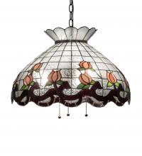 Meyda White 232769 - 20" Wide Roseborder Pendant