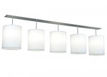 Meyda White 244966 - 104" Long Cilindro Linear 5 Light Pendant