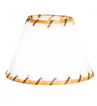 Meyda White 247913 - 6" Wide Rawhide Shade