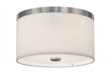 Meyda White 250329 - 10" Wide Cilindro Flushmount