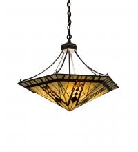 Meyda White 253867 - 27" Wide Sonoma Inverted Pendant