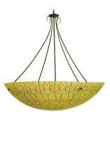 Meyda White 254757 - 46" Wide Hand Painted Estratto Inverted Pendant