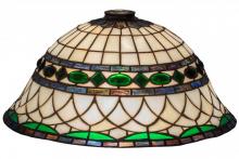 Meyda White 26275 - 16" Wide Tiffany Roman Shade