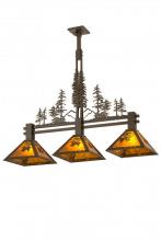 Meyda White 27073 - 45"L Tall Pines 3 LT Island Pendant