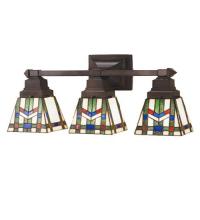 Meyda White 31248 - 20" Wide Prairie Wheat 3 Light Vanity Light