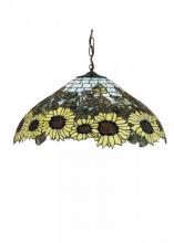 Meyda White 47628 - 22"W Wild Sunflower Pendant