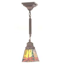 Meyda White 49102 - 5"Sq Prairie Dragonfly Mini Pendant.609