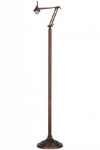 Meyda White 65945 - SWING ARM FLOOR LAMP BASE