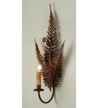 Meyda White 67833 - 9.5"W Fern Wall Sconce