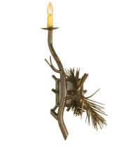 Meyda White 72548 - 9"W Lone Pine Wall Sconce