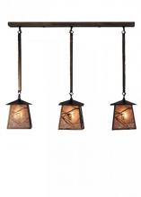 Meyda White 82389 - 36" Long Whispering Pines 3 LT Island Pendant