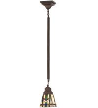 Meyda White 82429 - 5"Sq Prairie Wheat Mini Pendant